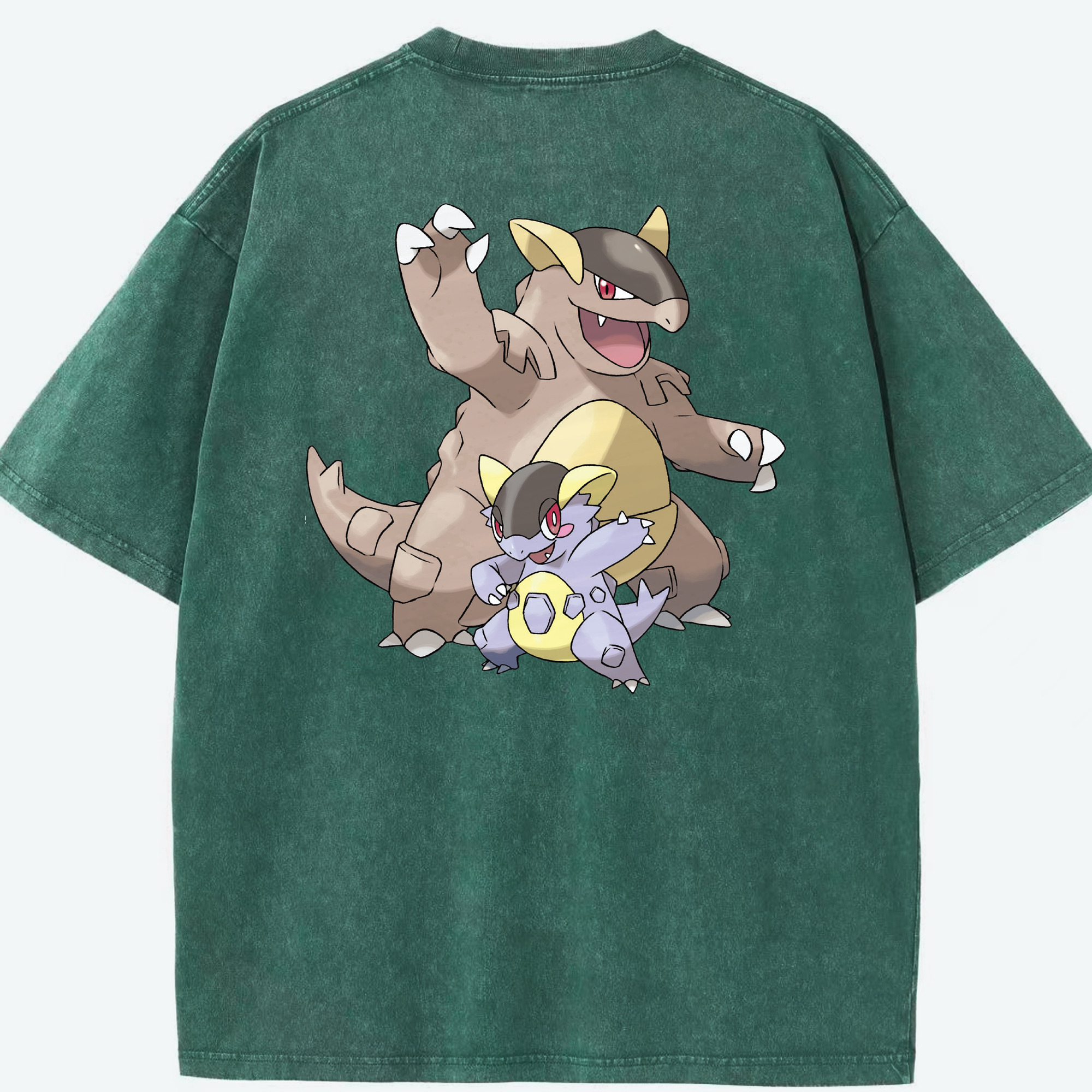 （画像用） ポケットモンスター Pokémon 綿100% ヴィンテージ風 半袖Tシャツ（背面プリント）
